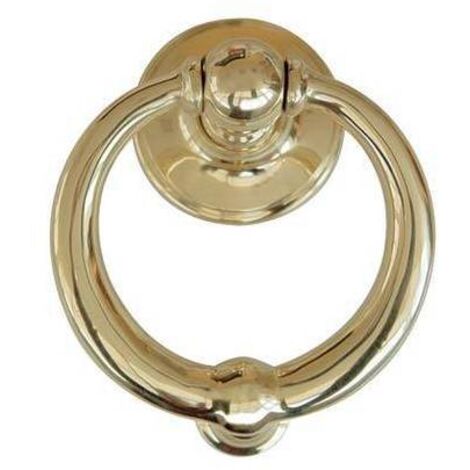BATTENTE X PORTONE RING COTTALI - OTTONE LUCIDO MM 110 - 1 pezzo