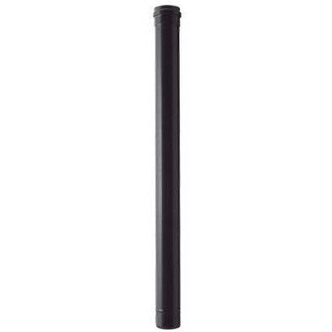 TUBO PELLET LIGHT NERO OPACO SAVE - CM 12 H.CM 100 - 1 pezzo
