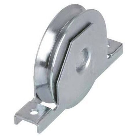 RUOTA CANCELLO A SALDARE GOLA V 427 COMBI • ZINCATA SUPPORTO INTERNO + CUSCINETTO MM 140