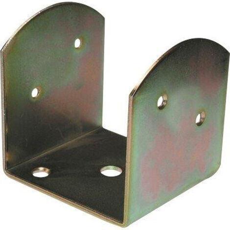 SUPPORTO GAZEBO A U 838 • ZINCATO GIALLO S.MM 2.5 MM 45X44 H.MM 40