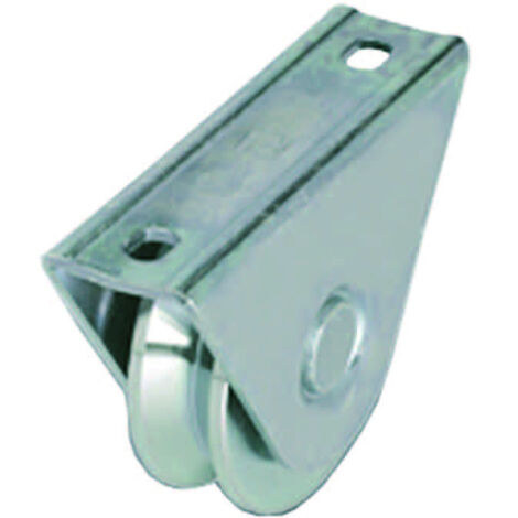 RUOTA CANCELLO A SALDARE GOLA V 412 COMBI • ZINCATA SUPPORTO A CAVALLOTTO MM  80