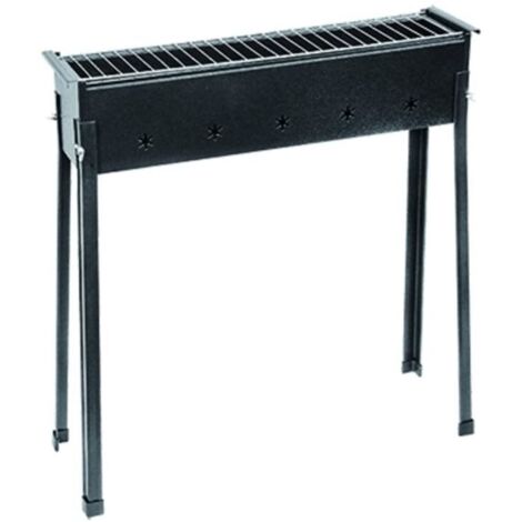 barbecue cuoci spiedini a carbonella cm 80x15x70 h grill brace carboni