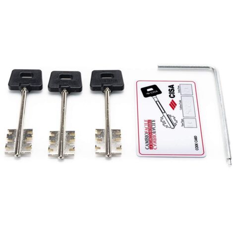 CAMBIO CIFRATURA NEW CAMBIO FACILE 06520 CISA - 06520.50 X SERIE 57665 DX/SX CH 3 MM 99 GAMBO 44 (1/4)