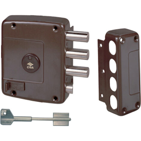 SERRATURA LEGNO APPLICARE 57157 CISA - DM M4 SCR E.MM 64 SX - 1 pezzo (1/2)