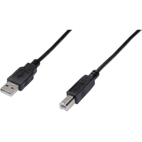 CAVO USB 2.0 A-B 3MT M/M BK DIGITUS (1/5)
