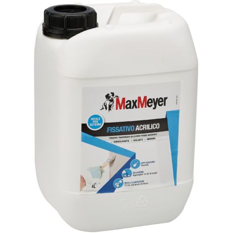 Fondo MaxMeyer fissativo acrilico trasparente lt.4