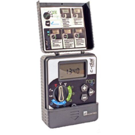 Rain C-Dial Centralina per irrigazione da interno programmatore elettrovalvole con solenoidi 4 zone a 24 VAC