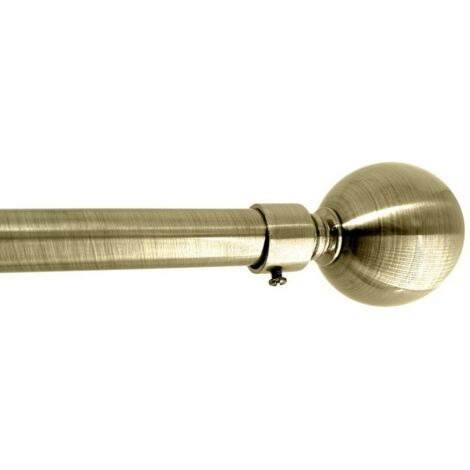 Utilia BASTONE PER TENDE GLOBO Estensibile cm. 71÷122 col. Oro antico