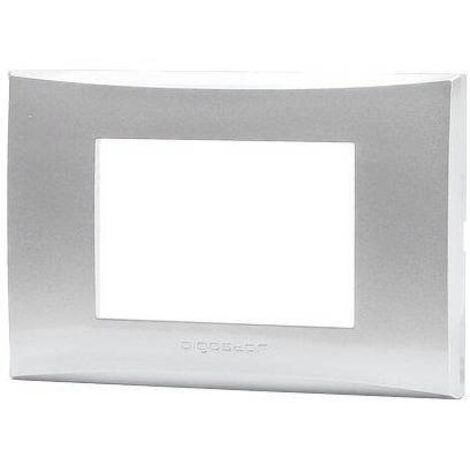 PLACCA COPRIFRUTTI AVP - ARGENTO POSTI 3 MM 120X85 - 8 pezzi