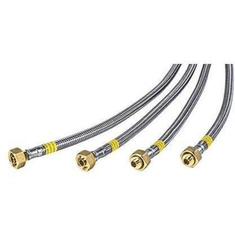 TUBO GAS TRECCIA X CENTRALIN SICURGAS NGDN8 PARIGI - INOX 304 1/2F CM 100 - 1 pezzo