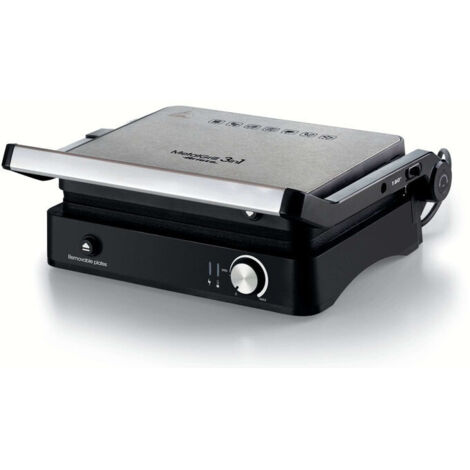 Ariete 1934 MetalGrill 3in1 Griglia Elettrica 2000 W Black Silver