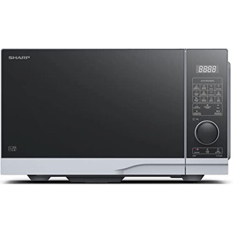 Sharp Forno a Microonde Digitale YC-PC254AE-S 32L con Grill 900W Argento/Nero