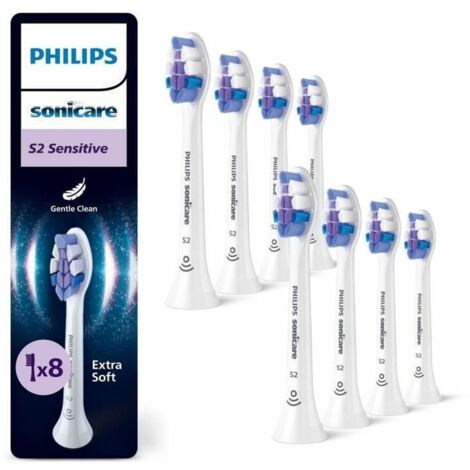 PHILIPS TESTINE RICAMBIO 8PCS SONIC HX6058/87 SPAZZOLINO SENSITIVE