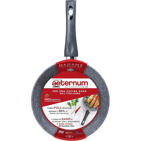 Padella il Saltapasta 32cm Wok Antiaderente Full Induzione con 2 Manici (1/4)