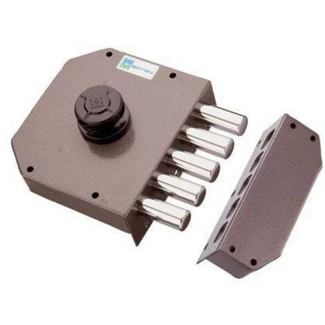 SERRATURA LEGNO APPLICARE 30601 MOTTURA - C.POMPA M4+POMOLO E.MM 63 SX - 1 pezzo