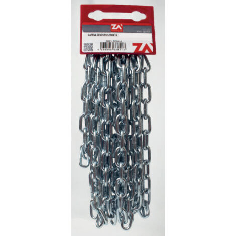 Catena Genovese Zincata Pretagliata 5 Mm N 21 2,5 M