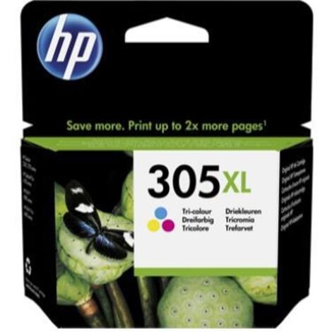 HP Cartuccia di inchiostro tricromia originale ad alta capacità 305XL