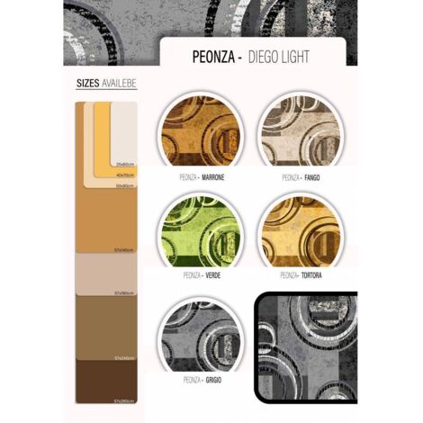 TAPPETO CUCINA PEONZA 25X 60 CM ASSORTITO