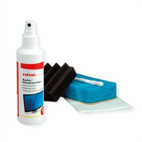 RolineROLINE 19.04.4140 kit per la pulizia Tastiera, Computer portatile, PC, Schermi/Plastiche Kit di pulizia dell'apparecchiatura 125 ml (1/4)