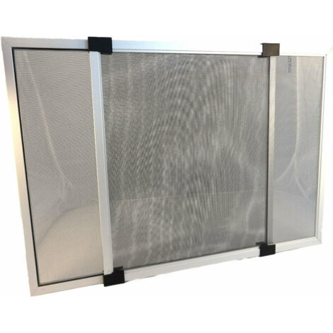 Zanzariera Estensibile per Finestre Argento cm. 70X50