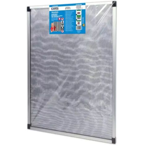 Zanzariera Estensibile per Finestre Argento cm. 50X40