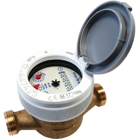 Idraulica -Contatore X Acqua Quadr.Bagnato 1/2 C/Racc. 1 Pz