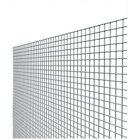 Rete recinzione elettrosaldata zincata - Maglia 19x19 mm / Filo Ø1