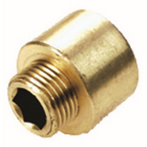 10PZ IDRAULICA PROLUNGA RIDOTTA ART.246 GR.3/4X1/2 IN OTTONE GIALLO (1/2)