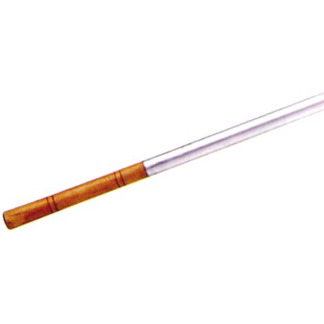 Manico In Alluminio Per Pale Da Forno - Lunghezza 150 Cm - Con Impugnatura In Legno - Leggero E Resistente