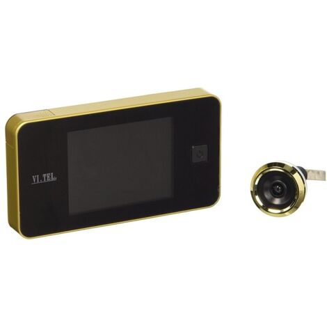 Spioncino Digitale Oro Porta Blindata Vitel Display Lcd Telecamera Elettronico