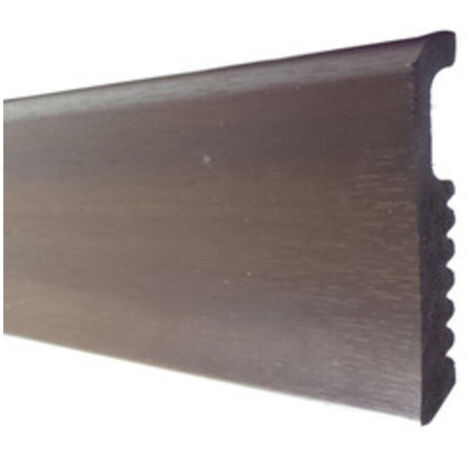 Battiscopa 75X8 Polistirene Liscio 200 Cm Noce Scuro - 10 Pz (1/3)