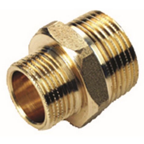 5PZ IDRAULICA VITI RIDOTTA ART.245 GR.1X1/2 IN OTTONE GIALLO (1/2)