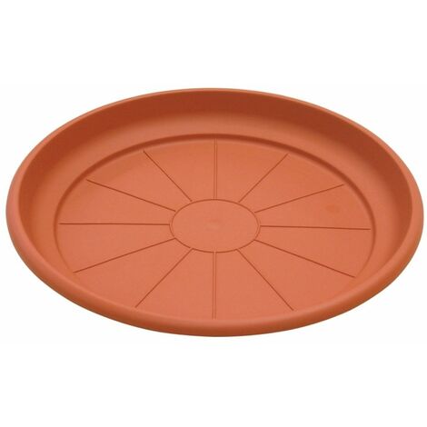 Sottovaso Tondo in Plastica - modello Erica - Ø18x2,7 cm