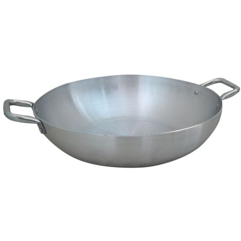 Tegame Alto in Alluminio con 2 Maniglie Ø34 cm Professionale (1/3)