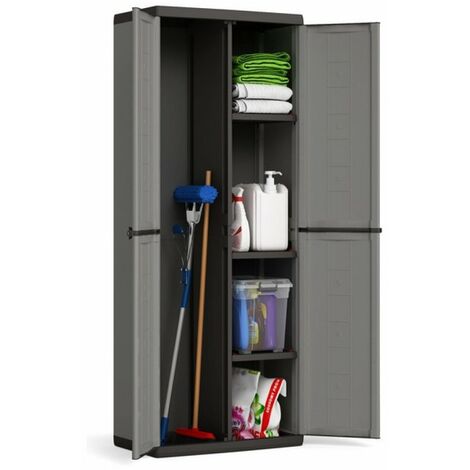 Armadio Portascope Jolly cm. 68X39X166 H Col. Grigio