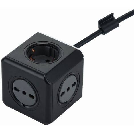Multipresa Cubo 2 Schuko + 3 Bipasso (1/2)