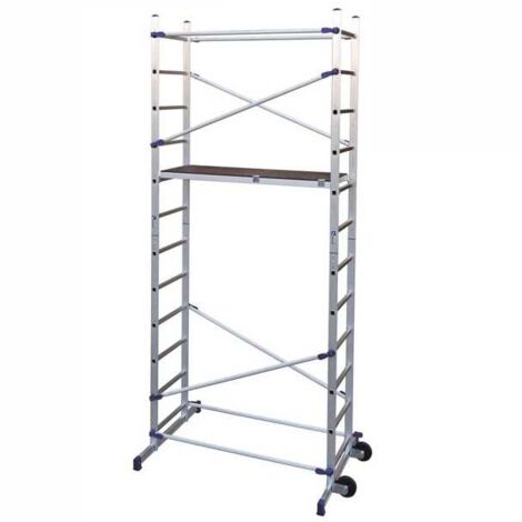 Trabattello Facal 2 alzate pinna chic alluminio 365 x 114 x 156 cm
