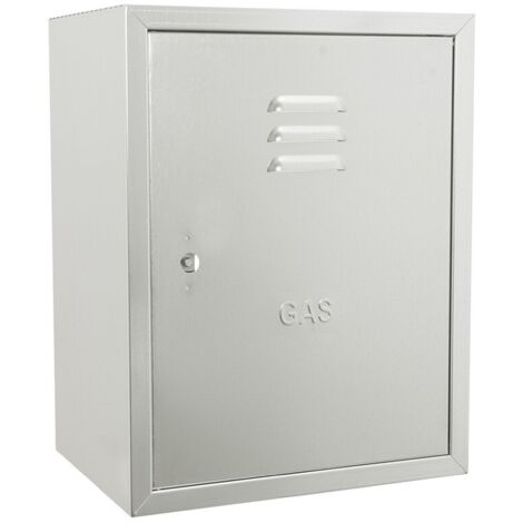 Cassetta contenitore sportello per contatore gas 45x35 cm metanodotto zincato