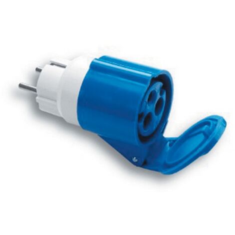 1PZ FME ART.73.001 ADATTATORE SCHUKO- 2PRESE+TERRA-220V (1/2)