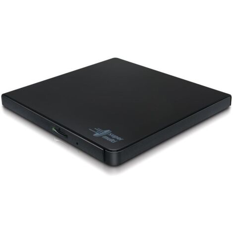 Hitachi-LG Slim Portable DVD-Writer lettore di disco ottico DVD±RW Nero (1/5)