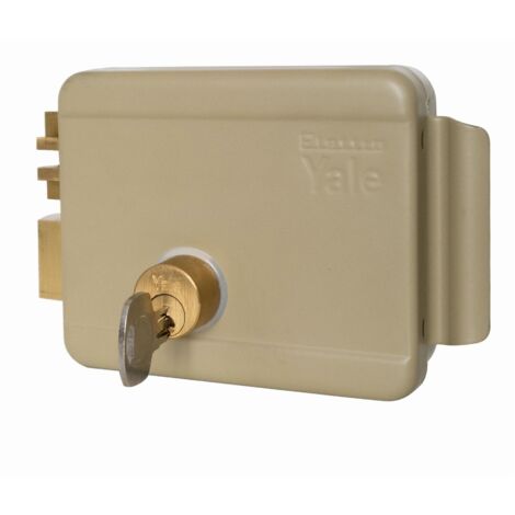 Serratura Cancello Applicare Elettrica 68080 Yale Vern C.Tondo Fisso M2+Scr+Tett E.Mm 60 Sx - 1 Pz