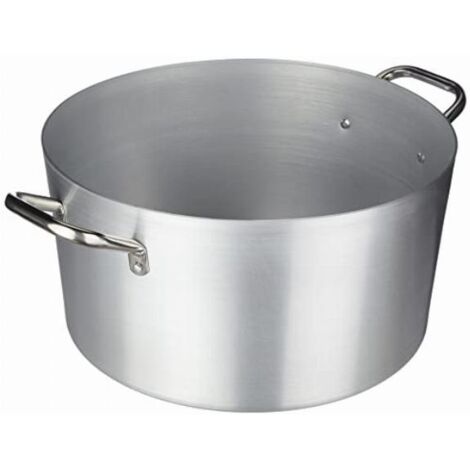 Casseruola alta in alluminio - 2 manici - Ø40xh20 cm (1/4)