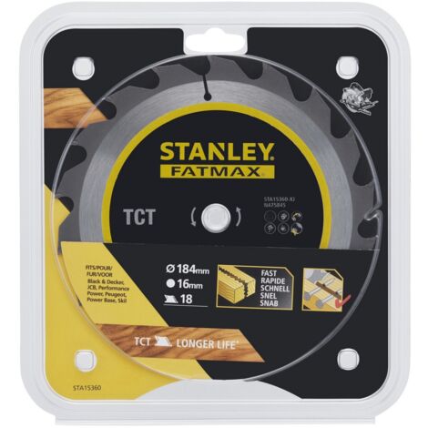 Piranha Stanley Sta15360 (X15360) Lama Circolare Hi-Tech Tct Mm.184 (1/2)
