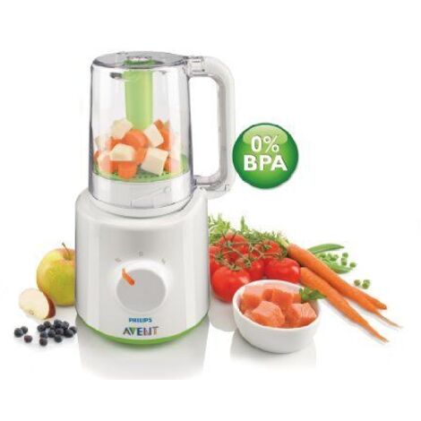 EasyPappa 2 in 1 - Frullatore Omogenizzatore 400 Watt 0,45 Litri