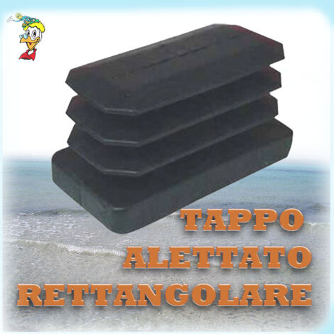 Puntale di Protezione Alettato Rettangolare mm. 20X30