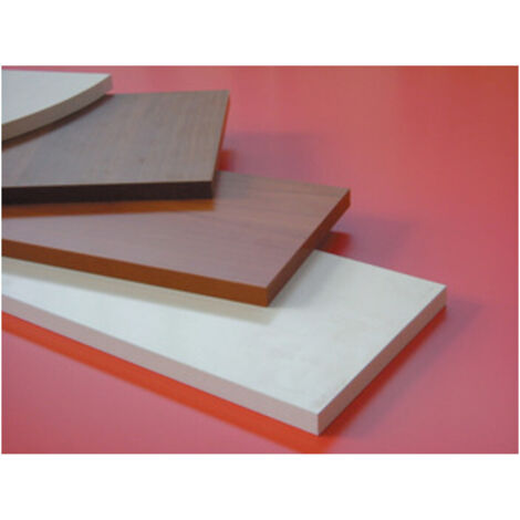 5 pz mensola bianca in legno mensole rettangolari ripiano 120x30x1,8 cm