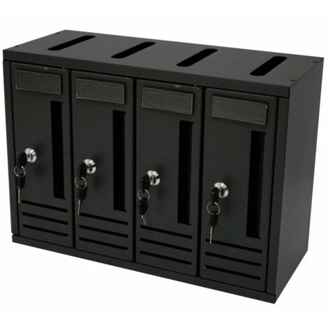 Cassetta postale condominio compo 5 posti antracite 52x18x30h - Salone