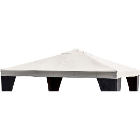 TELI CON BORDO DI RICAMBIO PER GAZEBO MT. 3X3 BIANCO
