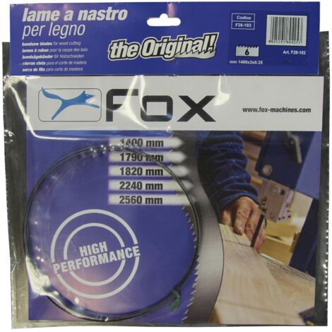 nastro di ricambio 3 mm per sega Fox mod F28-182 seghe per legno (1/2)