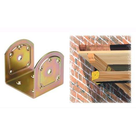 10 x PIASTRA 761 STAFFA ESTERNO TRAVI ACC TROP 90X91X90MM
